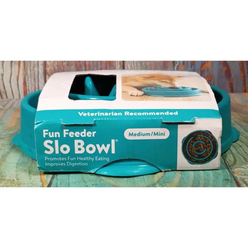 Outward‎ Hound Fun Feeder Slo Bowl Medium/Mini - Dog Bowl